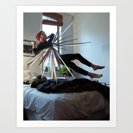 The fragmentation of the dream. Art Print