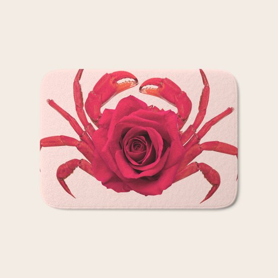 ROSE CRAB Bath Mat