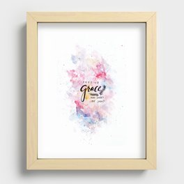 Amazing Grace Recessed Framed Print