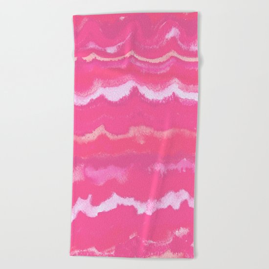 Colour Waves Beach Towel