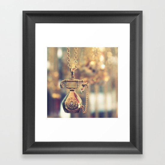 i just called to say ... Framed Art Print