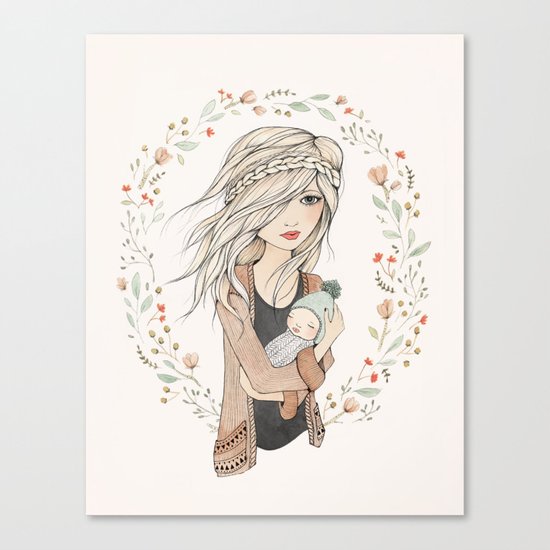 Mother's Love Canvas Print