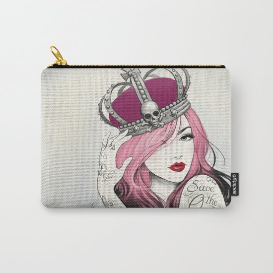 Save The Queen Carry-All Pouch