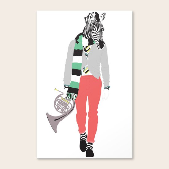 Zebra Canvas Print