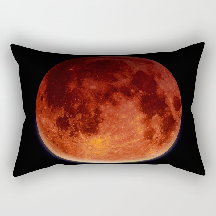 Super Blood Moon Rectangular Pillow