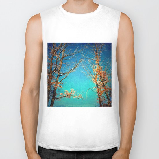 Love among the trees Biker Tank