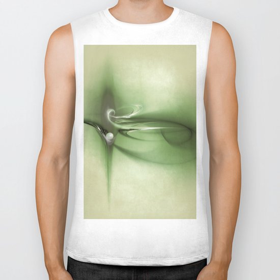 Green Pearl Biker Tank