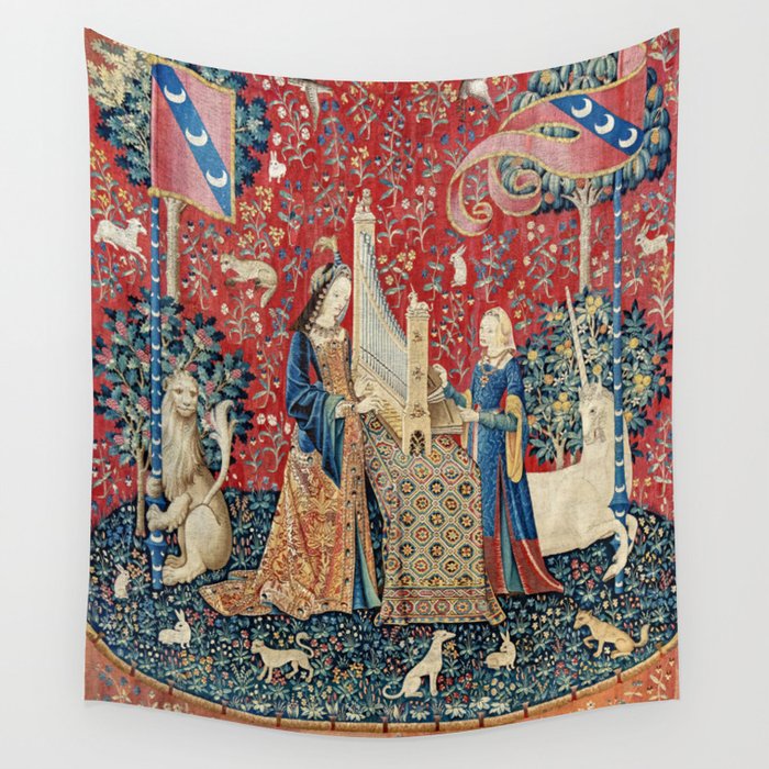 The Lady and the Unicorn, Hearing Wall Tapestry