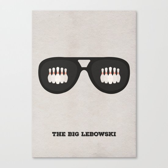 The Dude Minimalist Canvas Print