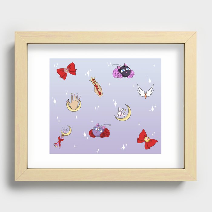 Magical Girl Recessed Framed Print