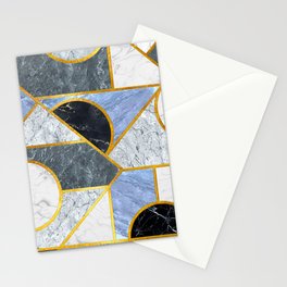 Geometric Marble Mosaic 01 Stationery Card