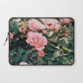 Dreamy wild pink roses on film Laptop Sleeve