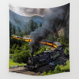 Steam Train, Durango & Silverton Railroad, Colorado Wall Tapestry