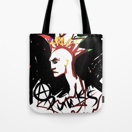 Punks not dead Tote Bag