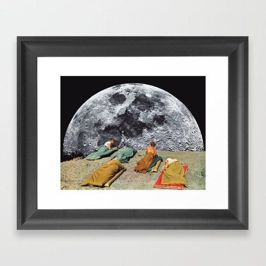 CAMPGROUND Framed Art Print