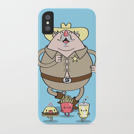 Sherif Fatman and Fast Food iPhone Case