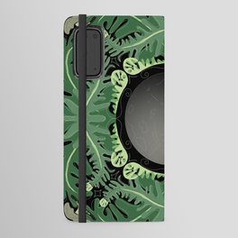 ferns full moon and fungi home Android Wallet Case