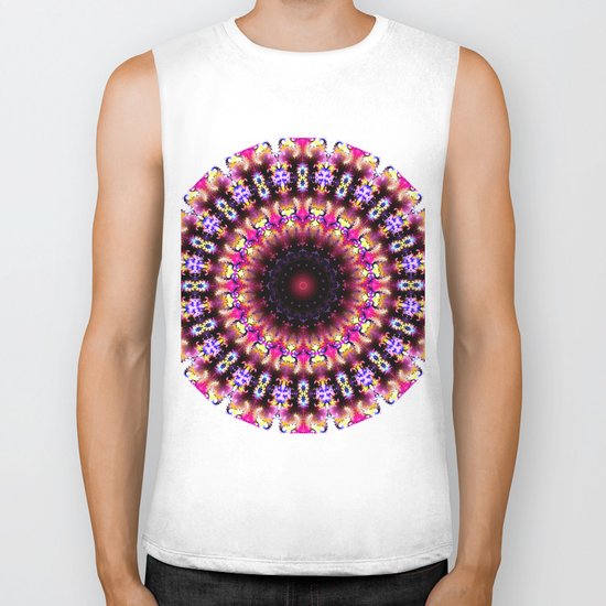 color wishes mandala Biker Tank