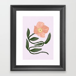 Sweetest Flower Fly Away  Framed Art Print