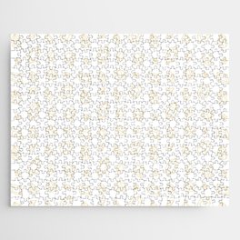 Tan Gems Pattern Jigsaw Puzzle