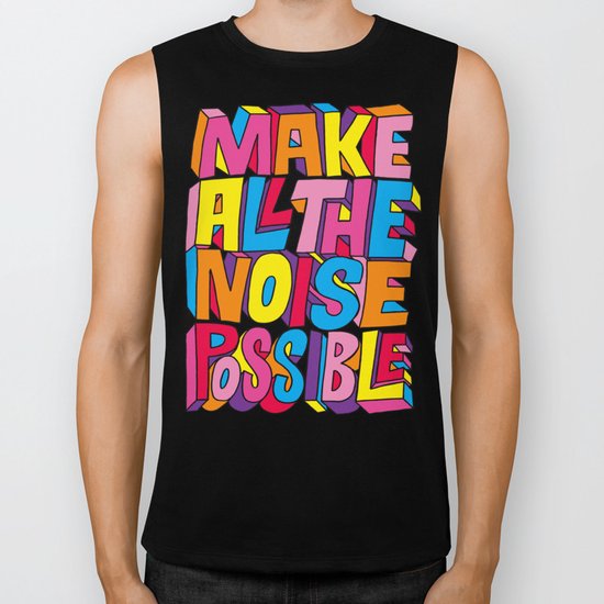 Make all the noise possible! Biker Tank