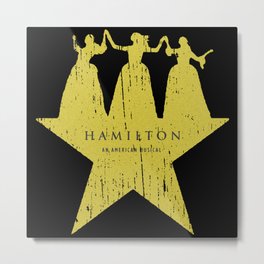 Hamilton Musical Metal Print