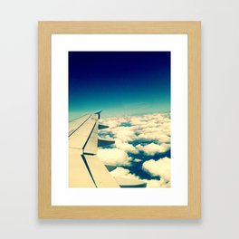 sea of clouds Framed Art Print