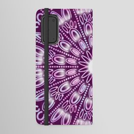 Abstract Pink and Purple Mandala Android Wallet Case