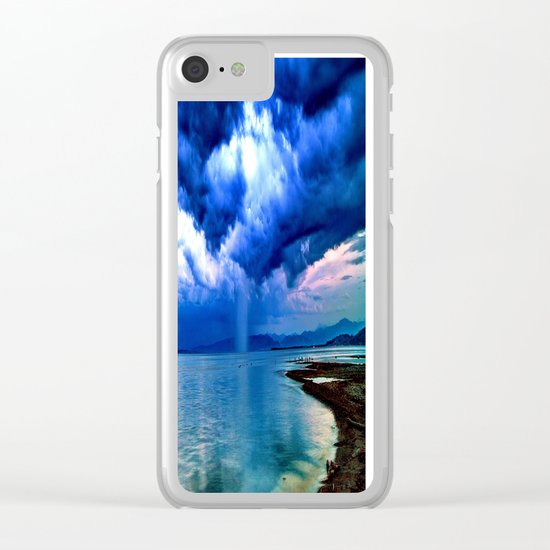 Majestic Rain Clear iPhone Case