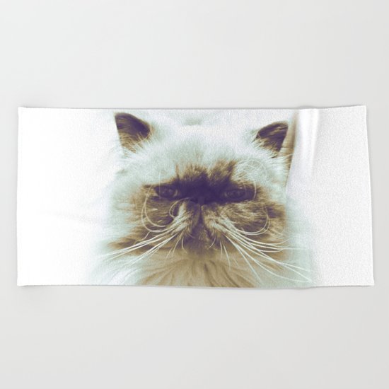 EXOTIC CAT Beach Towel