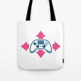 Linear gamepad design for video gamers Tote Bag