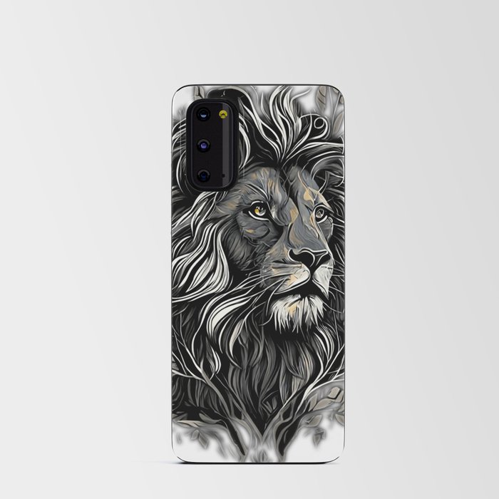 Floral Lion Android Card Case