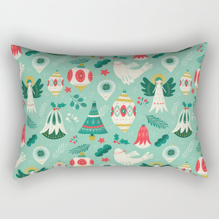 Rectangular sales christmas pillows
