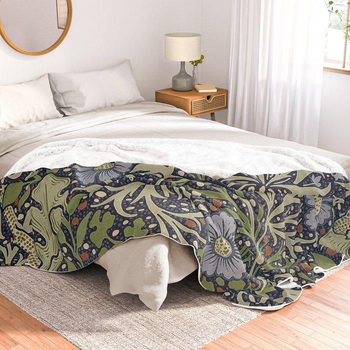 William morris deals seaweed throw