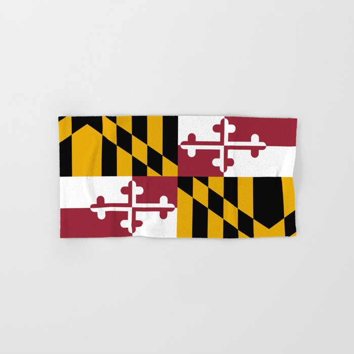 State flag of Flag Maryland Hand & Bath Towel