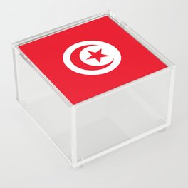 Flag of Tunisia Acrylic Box