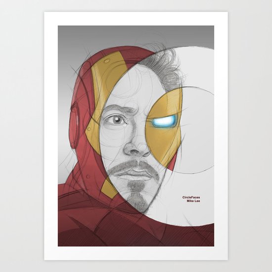 circlefaces Art Print