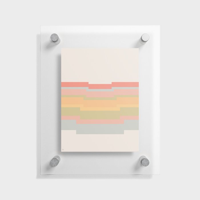 Geometric Terraces #4 Floating Acrylic Print