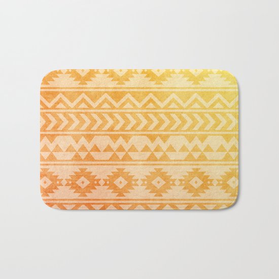 Aztec Pattern 08 Bath Mat