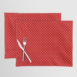 Red Hearts Pattern Placemat
