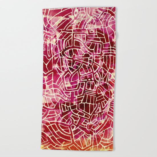 - red palace - Beach Towel