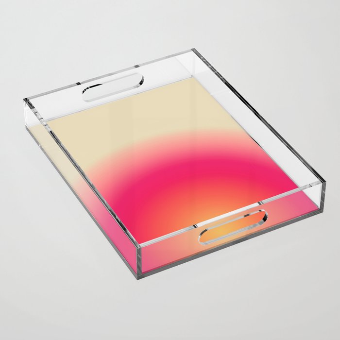 Find Your Fire - Pink Aura Gradient Acrylic Tray