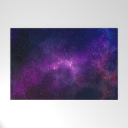 Colorful Galaxy Nebula Welcome Mat