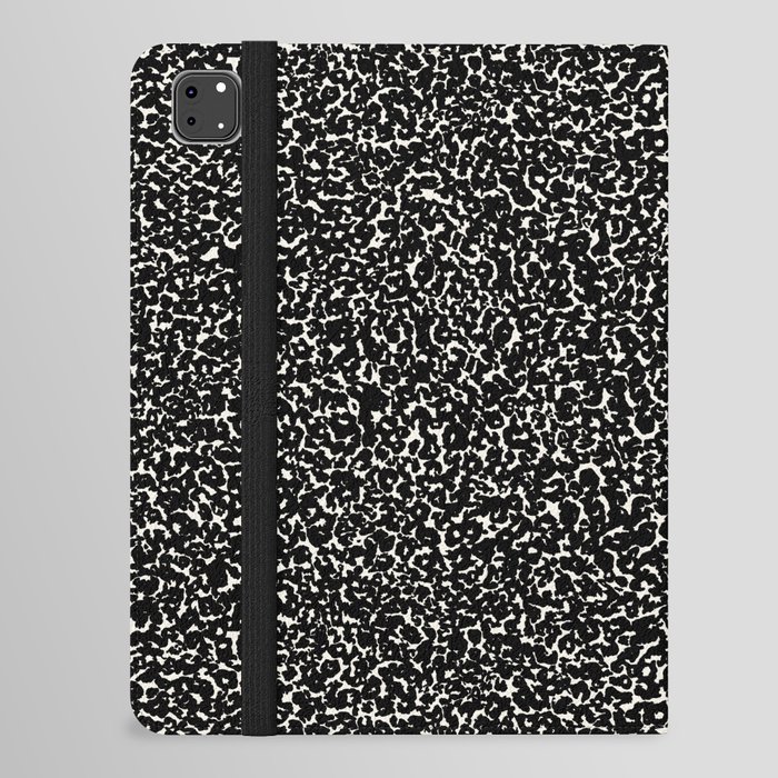 retrodot_black iPad Folio Case
