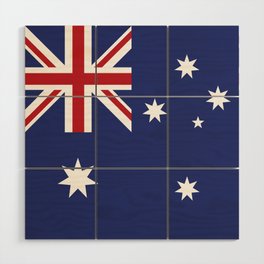 Australia Flag Print Australia Country Pride Patriotic Wood Wall Art