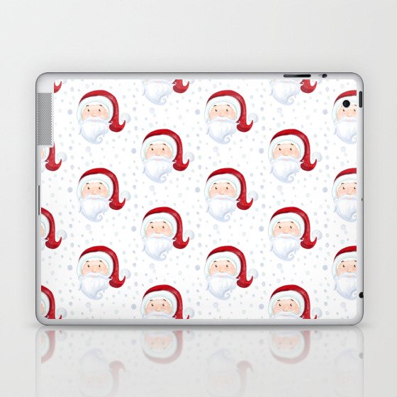 Christmas Pattern Santa Noel Laptop & iPad Skin