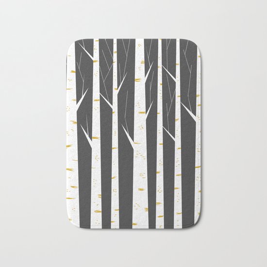 Birch forest Bath Mat
