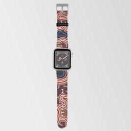 Aboriginal Art Authentic - Pathways Apple Watch Band