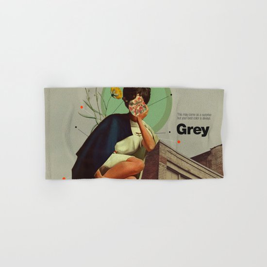 Grey Hand & Bath Towel
