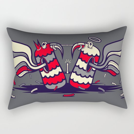 From The Womb To The Tomb Rectangular Pillow
